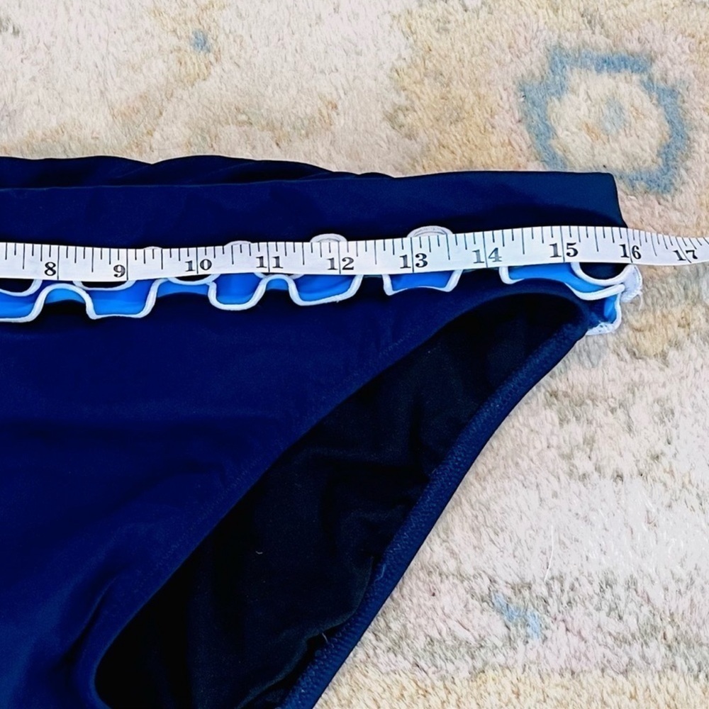💙Profile by Gottex,Gorgeous Tankini 2-Piece, Cool 3-D Ruffled Edging,EUC 10/34D - Picture 7 of 7